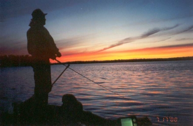 scanned 35mm picture taken July 2000 taken by my fishing bud Leonardo De Muskyo